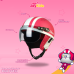 Helm Anak Bogo Polos Pink Muda Pink Tua Usia 2-7 Tahun