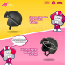 Helm Anak Bogo Polos Hitam Usia 2-7 Tahun