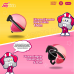 Helm Anak Bogo Polos Pink Muda Pink Tua Usia 2-7 Tahun