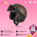 Helm Anak Bogo Polos Coklat Hitam Usia 2-7 Tahun