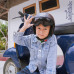 Helm Anak Bogo Polos Hitam Usia 2-7 Tahun